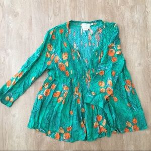 Anthropologie Vanessa and Virginia floral top